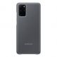 Samsung Clear View Cover EF-ZG985CJ - оригинален кейс, през който виждате информация от дисплея за Samsung Galaxy S20 Plus (сив) 3