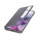 Samsung Clear View Cover EF-ZG980CJ - оригинален кейс, през който виждате информация от дисплея за Samsung Galaxy S20 (сив) 2