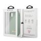 Guess Hard Silicone Case - силиконов (TPU) калъф за iPhone 11 (зелен) 4