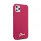Guess Hard Silicone Case - силиконов (TPU) калъф за iPhone 11 Pro (червен) 2