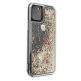 Guess Liquid Glitter Hearts Case - дизайнерски кейс с висока защита за iPhone 11 Pro (златист) 2