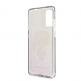 Guess Glitter 4G Circle Logo Case - дизайнерски кейс с висока защита за Samsung Galaxy S20 (розов) 4