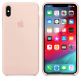 Apple Silicone Case - оригинален силиконов кейс за iPhone XS Max (розов пясък) (bulk) 1
