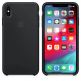 Apple Silicone Case - оригинален силиконов кейс за iPhone XS Max (черен) (bulk) 3