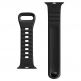 Spigen Air Fit Band - силиконова каишка за Apple Watch 38mm, 40mm (черен) 3