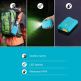 TeckNet EBT01153LA01 Rainproof Power Bank 10050mAh - външна батерия с USB-C и USB-A изходи и фенерче за смартфони и таблети (син) 3