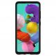 Spigen Liquid Air Case - тънък силиконов (TPU) калъф за Samsung Galaxy A51 (черен-мат)  2