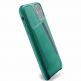 Mujjo Leather Wallet Case - кожен (естествена кожа) кейс с джоб за кредитна карта за iPhone 11 (зелен) 5