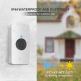 TeckNet HDB01880WU01 Wireless DoorBell - безжичен стилен звънец за входна врата (бял) 1