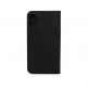 Knomo Leather Folio Case - флип кожен (естествена кожа) калъф за iPhone XS, iPhone X (черен) 5