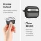 Spigen Ciel Color Fit Case - хибриден удароустойчив кейс с карабинер за Apple Airpods Pro (черен) 3