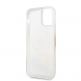 Guess Circle Liquid Glitter Hard Case - дизайнерски кейс с висока защита за iPhone 11 Pro Max (розов) 3