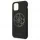 Guess 4G Tone on Tone Silicone Hard Case - силиконов (TPU) калъф за iPhone 11 Pro (черен) 2
