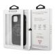 Guess 4G Tone on Tone Silicone Hard Case - силиконов (TPU) калъф за iPhone 11 Pro (черен) 4