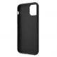 Guess Iridescent Leather Hard Case - дизайнерски кожен кейс за iPhone 11 Pro (черен) 3