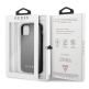 Guess Iridescent Leather Hard Case - дизайнерски кожен кейс за iPhone 11 Pro (черен) 4