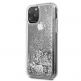 Guess Glitter Hard Case - дизайнерски кейс с висока защита за iPhone 11 Pro (сребрист) 5