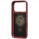 Удароустойчив кевларен кейс с MagSafe за iPhone 18 Pro, iPhone 17 Pro - Benks Magnetic ArmorGrid Kevlar Case Metal Frame Case 600D (червен) 5