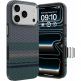 Удароустойчив кевларен кейс с MagSafe за iPhone 18 Pro Max, iPhone 17 Pro Max - Benks Magnetic Armor Pro Aurora Camera Control Button Kevlar Case 600D
