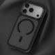 Хибриден удароустойчив кейс с MagSafe за iPhone 18 Pro Max, iPhone 17 Pro Max - Benks Magnetic Mist Metal Frame Case (черен) 8