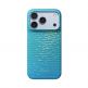 Кевларен кейс с MagSafe за iPhone 18 Pro, iPhone 17 Pro - Pitaka Edge Ultra-Slim Glints of Gold Lucid Blue Aramid Fiber Case 1