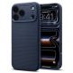 Удароустойчив силиконов (TPU) калъф за iPhone 18 Pro, iPhone 17 Pro  - Spigen Liquid Air Case (тъмносин)