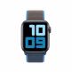 Apple Surf Blue Sport Loop - оригинална текстилна каишка за Apple Watch 42мм, 44мм (кафяв-син) 2
