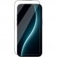 Калено стъклено защитно покритие със сапфирени частици на iPhone 18 Pro Max, iPhone 17 Pro Max - Benks Tempered glass Glass Warrior Sapphire Coating (черен-прозрачен) 2