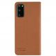 JT Berlin BookCase Tegel Case - хоризонтален кожен (естествена кожа) калъф тип портфейл за Samsung Galaxy S20 (кафяв) 2