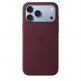 Оригинален силиконов кейс с MagSafe за iPhone 18 Pro Max, iPhone 17 Pro Max - Apple Silicone Case with MagSafe Burgundy 1