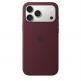 Оригинален силиконов кейс с MagSafe за iPhone 18 Pro Max, iPhone 17 Pro Max - Apple Silicone Case with MagSafe Burgundy 2