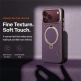Кожен кейс с MagSafe и вградена поставка за iPhone 18 Pro Max, iPhone 17 Pro Max - Torras Ostand Q3 VegSkin MagSafe Case (purple) 3