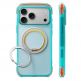 Удароустойчив хибриден кейс с MagSafe и вградена поставка за iPhone 18 Pro Max, iPhone 17 Pro Max - Torras Ostand O3 Air Core MagSafe Case (prism turquoise) 2