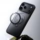 Хибриден удароустойчив кейс с MagSafe и вградена поставка за iPhone 18 Pro, iPhone 17 Pro - Torras Ostand Q3 Spin MagSafe Case (black) 1