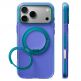 Удароустойчив хибриден кейс с MagSafe и вградена поставка за iPhone 18 Pro, iPhone 17 Pro - Torras Ostand O3 Hue MagSafe Case (indigo blue) 1