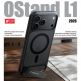 Хибриден удароустойчив кейс с MagSafe и вградена поставка за iPhone 18 Pro Max, iPhone 17 Pro Max - Torras Ostand L1 Guardian MagSafe Case (black) 3
