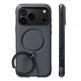 Удароустойчив хибриден кейс с MagSafe и вградена поставка за iPhone 18 Pro Max, iPhone 17 Pro Max - Torras Ostand Q3 Air Essential MagSafe Case (black) 1