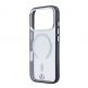 Дизайнерски хибриден кейс с MagSafe за iPhone 18 Pro - Mercedes PC TPU Star Pattern MagSafe Case (transparent-black) 4