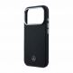 Дизайнерски кожен кейс с MagSafe за iPhone 18 Pro Max - Mercedes PU Leather Wood Semi Wrap MagSafe Case (black) 4