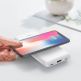Hoco J50 Surf Power Bank 10000mAh - външна батерия с USB изход и с технология за безжично зареждане (бял) 3