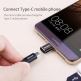 Baseus microUSB Female To USB-C Male Adapter - адаптер от microUSB женско към USB-C мъжко за мобилни устройства с USB-C порт 3
