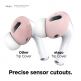 Elago Airpods Pro Secure Fit - антибактериални силиконови калъфчета за Apple Airpods Pro (4 броя) (розов-лилав) 2