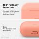 Elago Airpods Original Hang Silicone Case - силиконов калъф с карабинер за Apple Airpods Pro (оранжев) 3