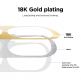 Elago AirPods Pro Dust Guard 18K Gold Plated - комплект метални предпазители против прах за Apple AirPods Pro (златист) 3