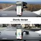 Elago Wireless Car Charger with Auto Clamping Car Mount 10W - поставка за кола с безжично зареждане за QI съвместими смартфони (черен) 6