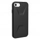 Urban Armor Gear Civilian - удароустойчив хибриден кейс за iPhone SE (2020), iPhone 8, iPhone 7 (черен) 2