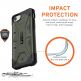 Urban Armor Gear Pathfinder - удароустойчив хибриден кейс за iPhone SE (2020) (зелен) 3