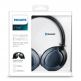 Philips Flite SHB4805DC On-Ear Bluetooth Headphones - безжични спортни блутут слушалки за мобилни устройства (тъмносиви) 3