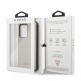 Guess Iridescent Leather Hard Case - дизайнерски кожен кейс за Samsung Galaxy S20 Ultra (златист) 4