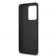 Guess Iridescent Leather Hard Case - дизайнерски кожен кейс за Samsung Galaxy S20 Ultra (розово злато) 3